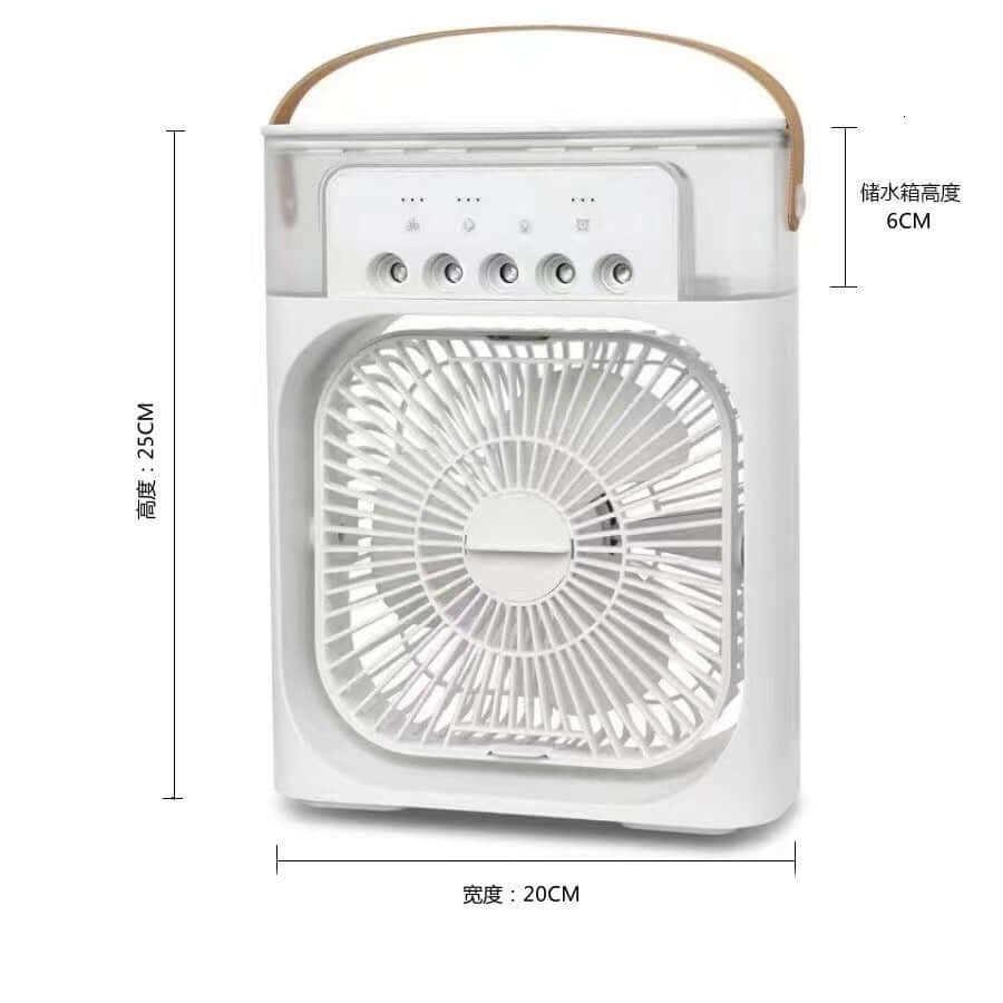 Portable 3-in-1 Air Cooler Fan – Mini AC for Room, Office &amp; Car | Fast Cooling + Humidifier | Ships from USA 🇺🇸 | TikTok &amp; Amazon Hot Seller!